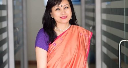 Portrait of Bangladeshi alumna Parboti Roy