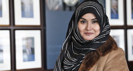 Portrait of Australia Awards scholar Saima Mazhar