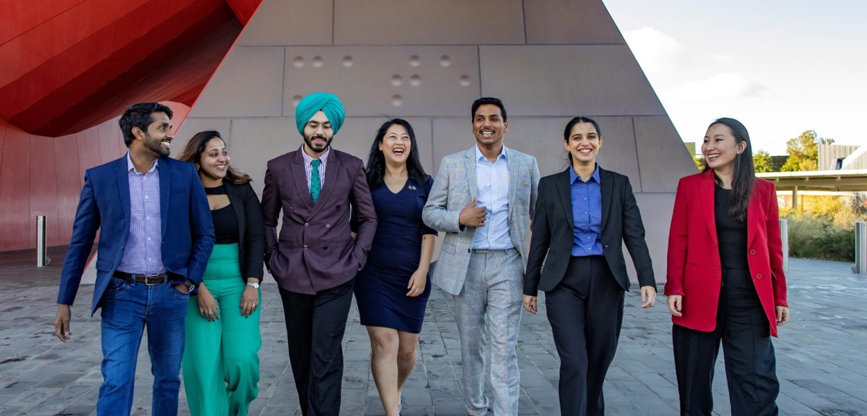 Australia Awards scholars attending the Scholars Forum in Canberra in 2023