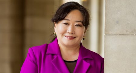 Portrait of Mongolian Australia Awards alumna Saruul