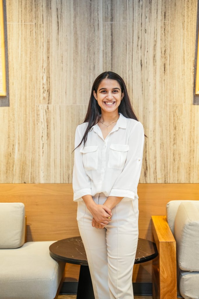 Alumna Ashwarya Tyagi participating in the Regional Alumni Workshop held in Colombo in 2025.