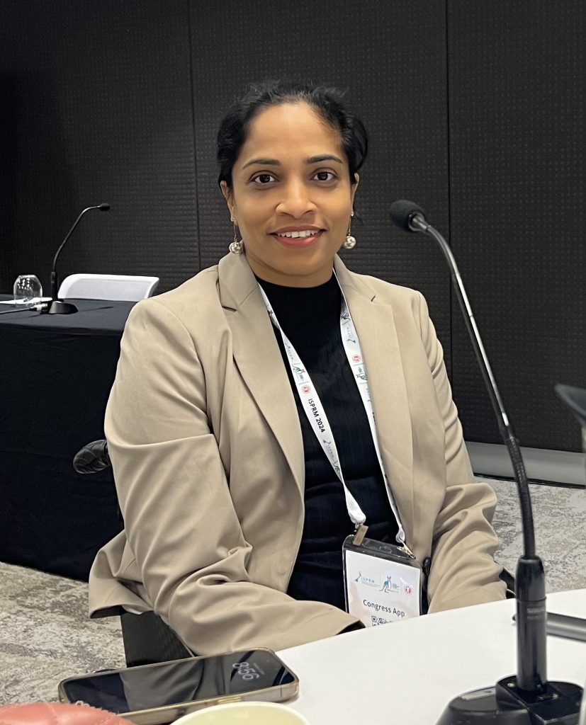Panellist Dr Samanmali from Sri Lanka.