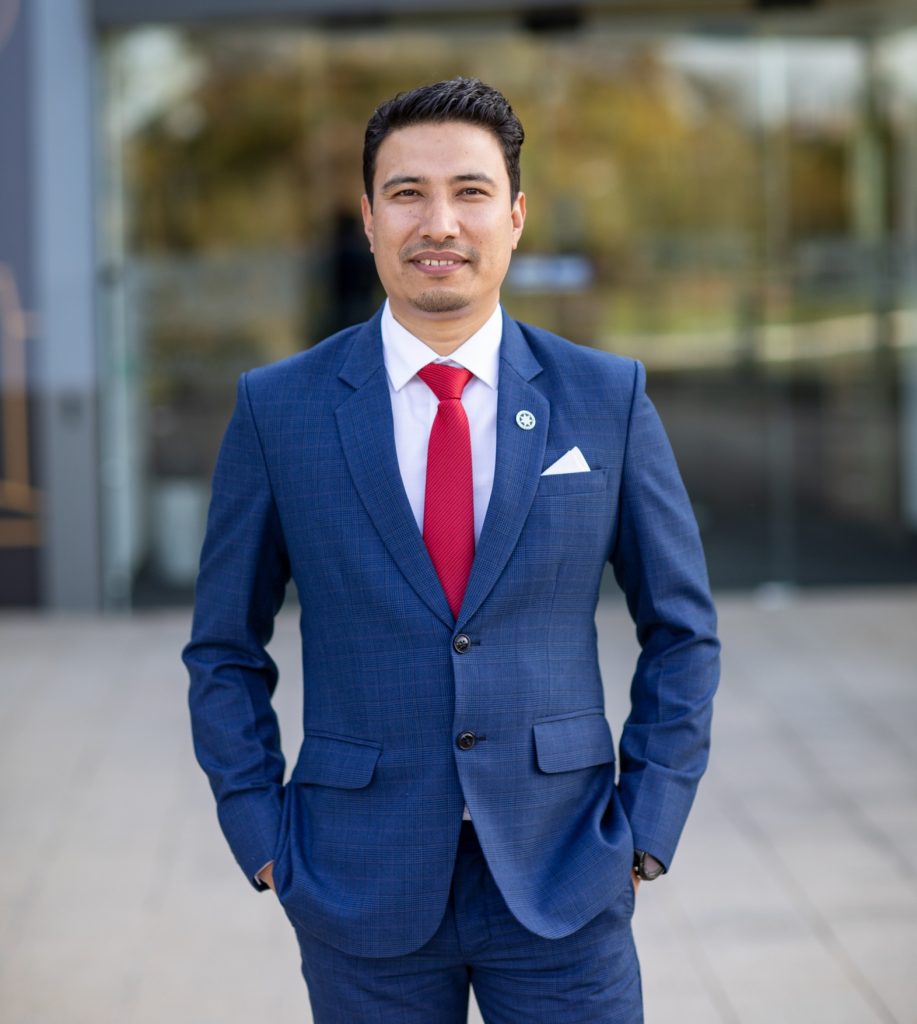 Panellist and alum from Nepal, Kabin Maharjan.
