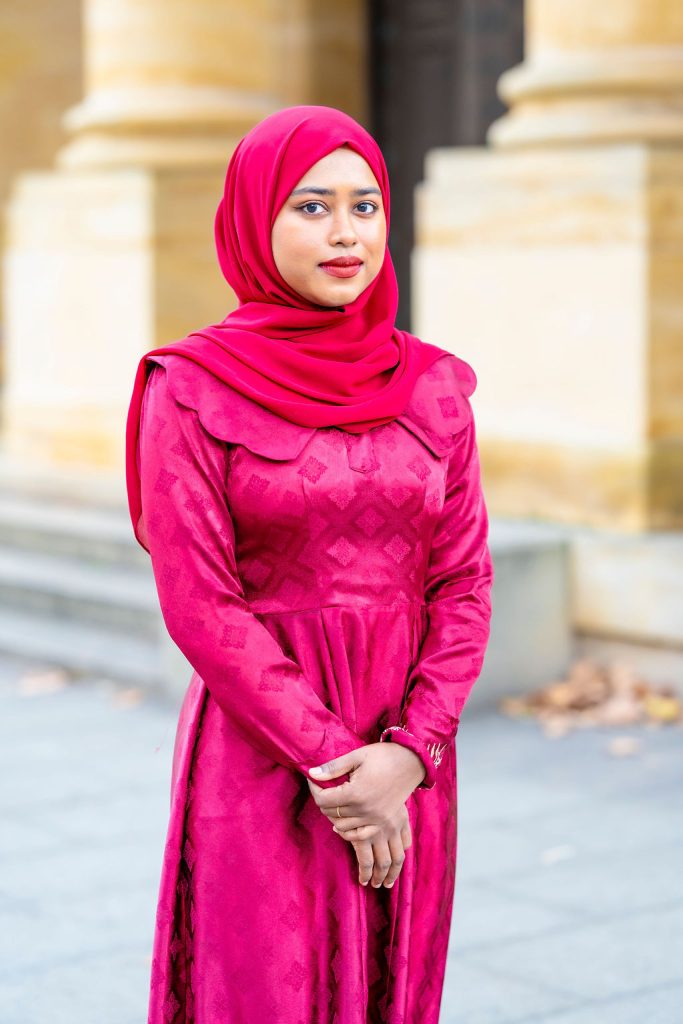 Scholar Ambassador Mariyam from Maldives.