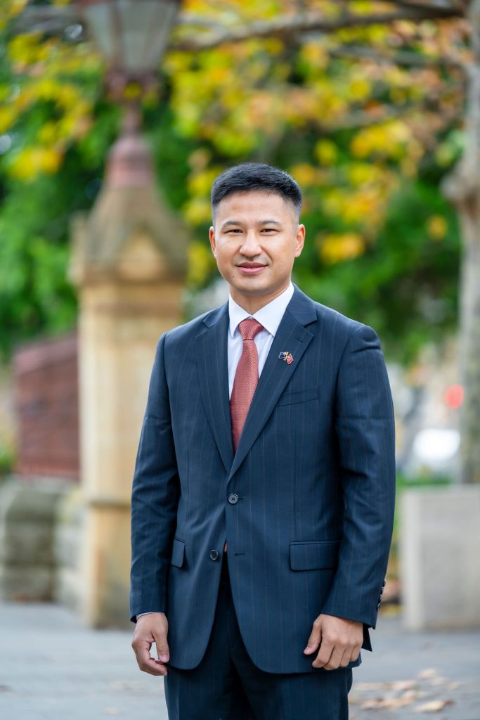 Scholar Ambassador Tuvshinbagana from Mongolia.