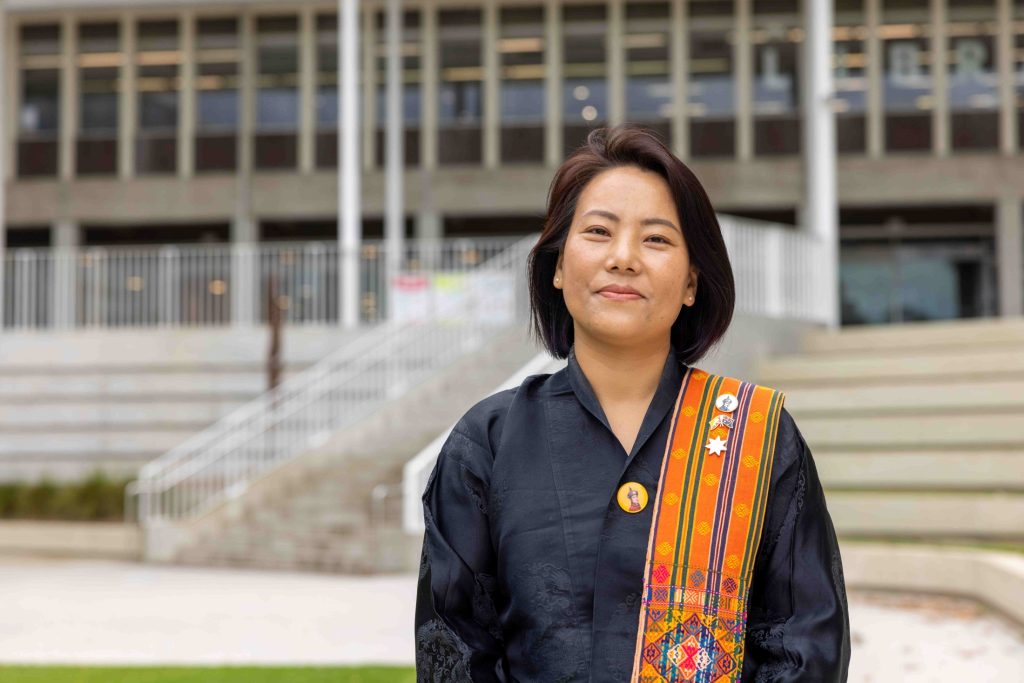 Scholar Tshering from Bhutan.