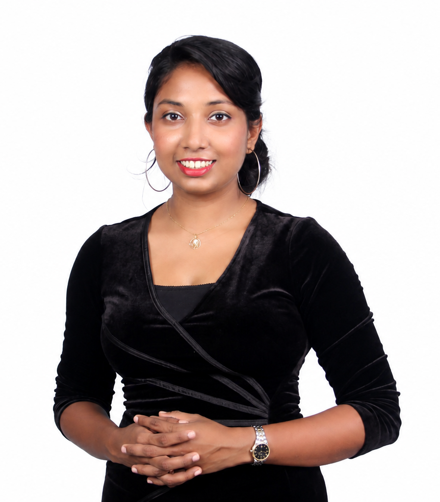 Scholar Nadunie from Sri Lanka.