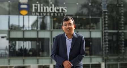 Md Alimuzzaman Milon outside Flinders University