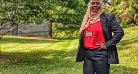 Maldivian Australia Awards alumna Mariyam Rifga outdoors