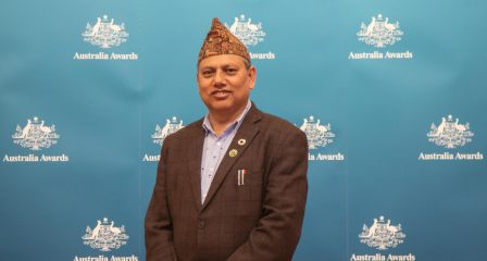 Portrait of Australia Awards alumnus Dr Sindhu Prasad Dhungana