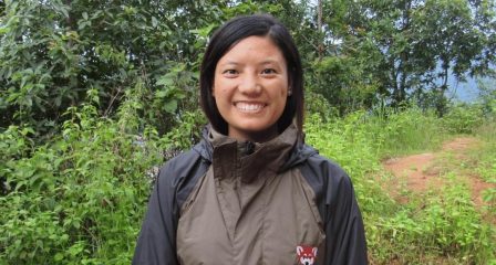 Australia Awards alumna Pema Sherpa outdoors