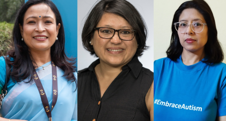 Three Nepalese Australia Awards alumnae working to raise autism awareness