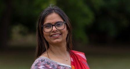 Portrait of a Nepali alumna reflecting on her Australia Awards Scholarship journey