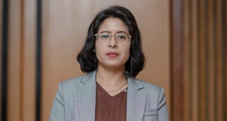 Portrait of a Nepali Australia Awards alumna raising awareness of autism