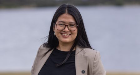 Portrait of a Nepali alumna reflecting on her Scholarship experience in Australia