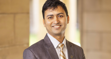 Portrait of a Nepali conservationist supported by Australia Awards