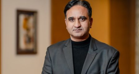 Portrait of an Australia Awards alumnus contributing to cancer care through radiotherapy in Nepal