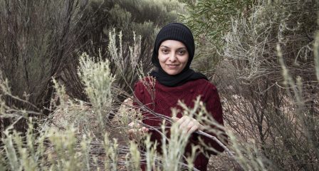 Pakistani Australia Awards scholar Saira Qayyum in Ikara-Flinders Ranges National Park
